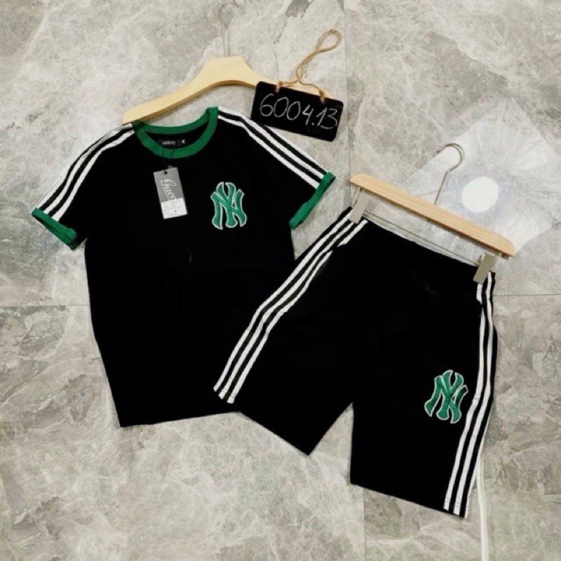 Bộ Nam Ngắn Tay, Bộ Hè Cổ Tròn, Có Viên In LOGO Chất Liệu Cotton - BH06 | BigBuy360 - bigbuy360.vn