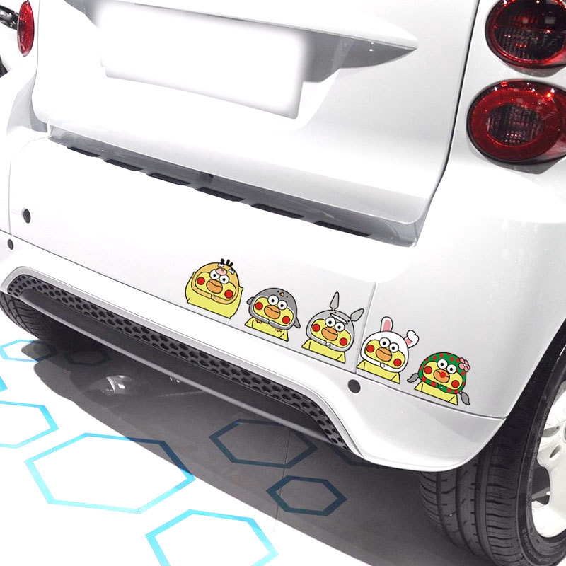 Sticker dán trang trí xe hơi hoạt hình chi-bi đáng yêu