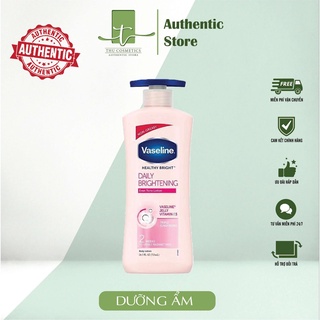 Dưỡng thể trắng da vaselin body lotion 725ml bản mỹ màu hồng.0.