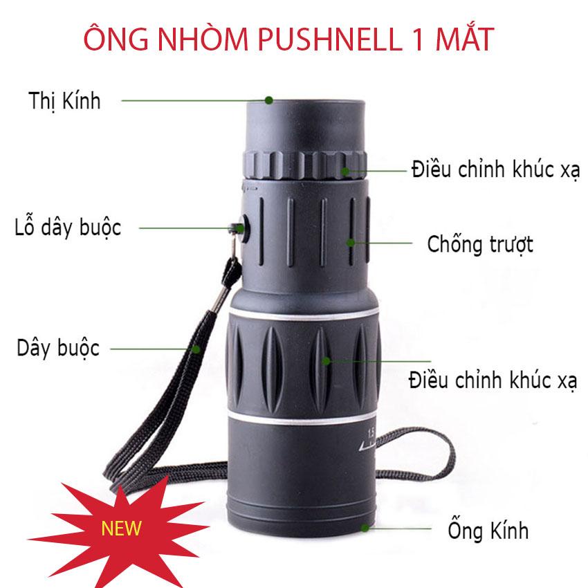 Ống ngắm ban đêm, Ống nhòm Bushnell 1 mắt cao cấp, độ room nhanh chóng, nhìn xa, sắc nét, bảo hành 1 đổi 1