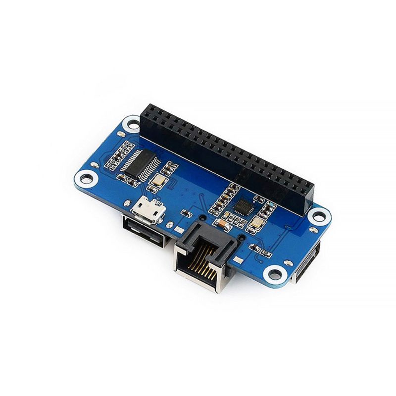 Bộ Chia Cổng USB Hub RJ45 RJ45 Cho Raspberry Pi 4B Zero