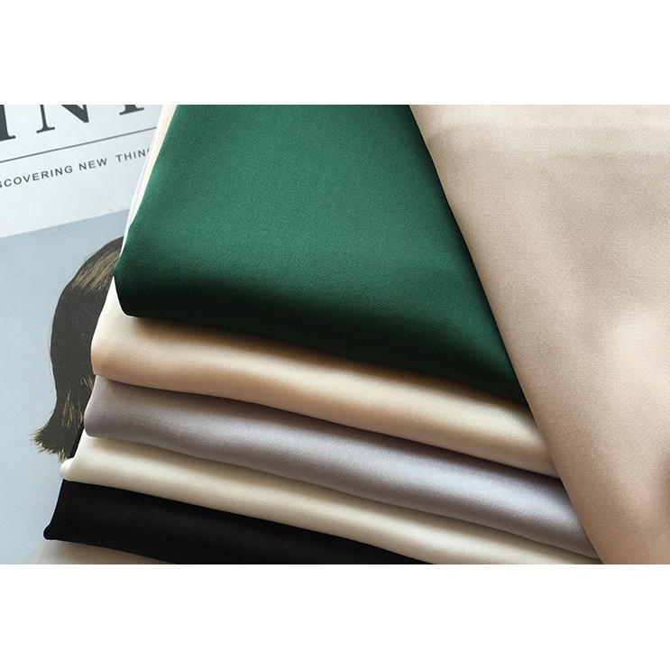 Áo hai dây lụa MACDOME cổ tim thiết kế chất lụa satin cao cấp mặc trong vest, blazer AD002