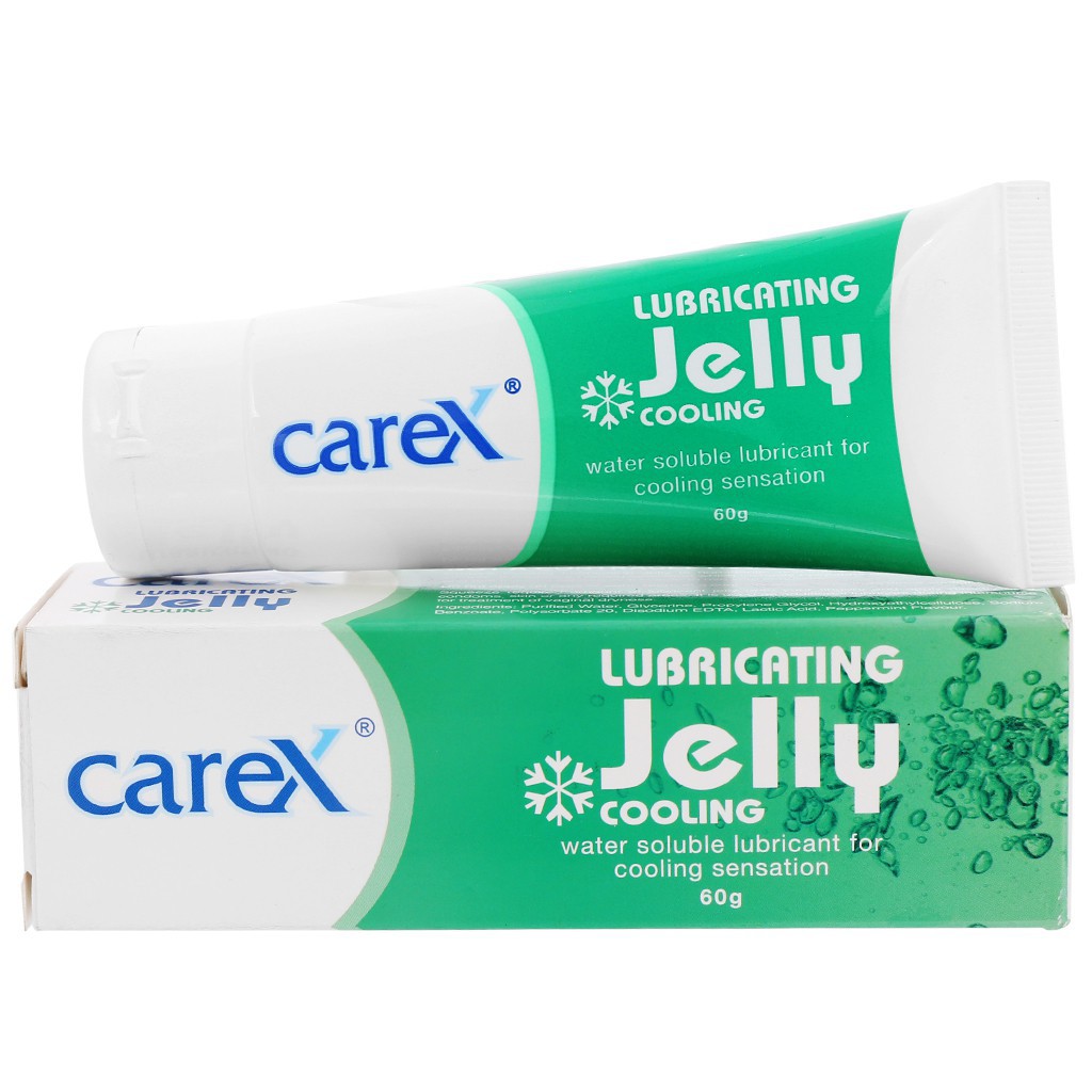 Gel bôi trơn the mát bạc hà CAREX JELLY COOLING 60g