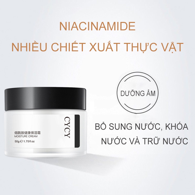CYCY 50G iacinamide Kem dưỡng ẩm làm trắng da-Sản phẩm chăm sóc da nhập khẩu  (CYCY-MS-2)