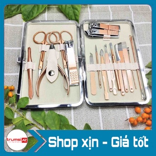 Bộ Kềm Cắt Móng Tay 18 Món Cao Cấp - Dụng Cụ Nail Chuyên Dụng