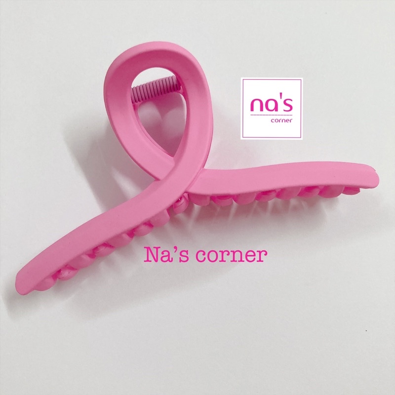 Kẹp càng cua gấp tóc nhựa nhiều màu size lớn