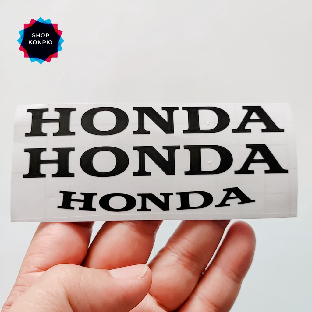 Tem Decal Chữ Honda Dán Xe (Sản Phẩm 1 Bộ Gồm 3 Tem)