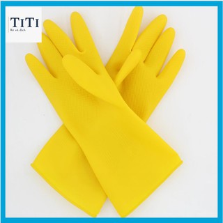 Găng tay rửa chén cao su không thấm nước