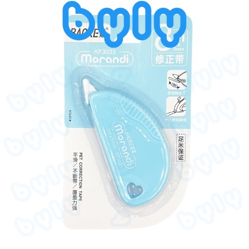 Bút xóa kéo Baoke Morandi KF3033 vỏ nhựa nhiều màu sinh động