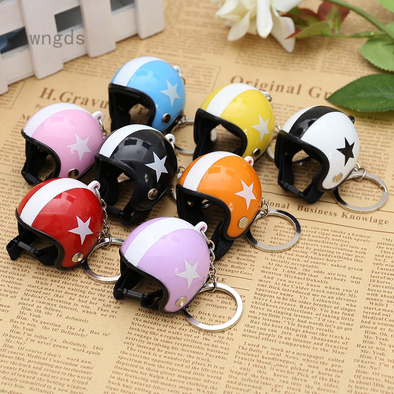 Móc Chìa Khóa Hình Mũ Bảo Hiểm Xe Máy Sáng Tạo