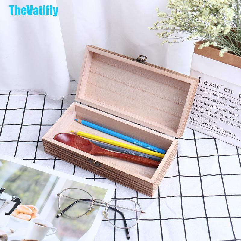 Hộp Gỗ Để Bàn Phong Cách Retro