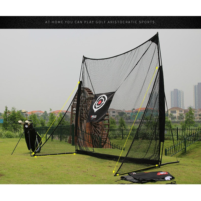 COMBO Lồng Tập Swing - Thảm Tập Swing Golf PGM