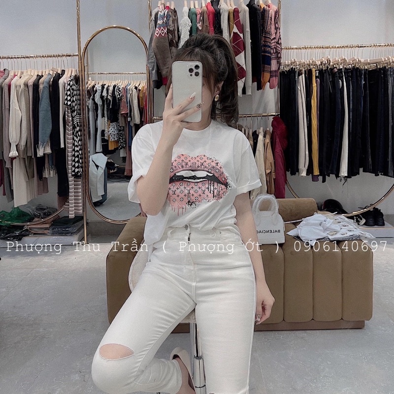 Áo Thun môi LV 3 màu sang chảnh + kèm Video | BigBuy360 - bigbuy360.vn