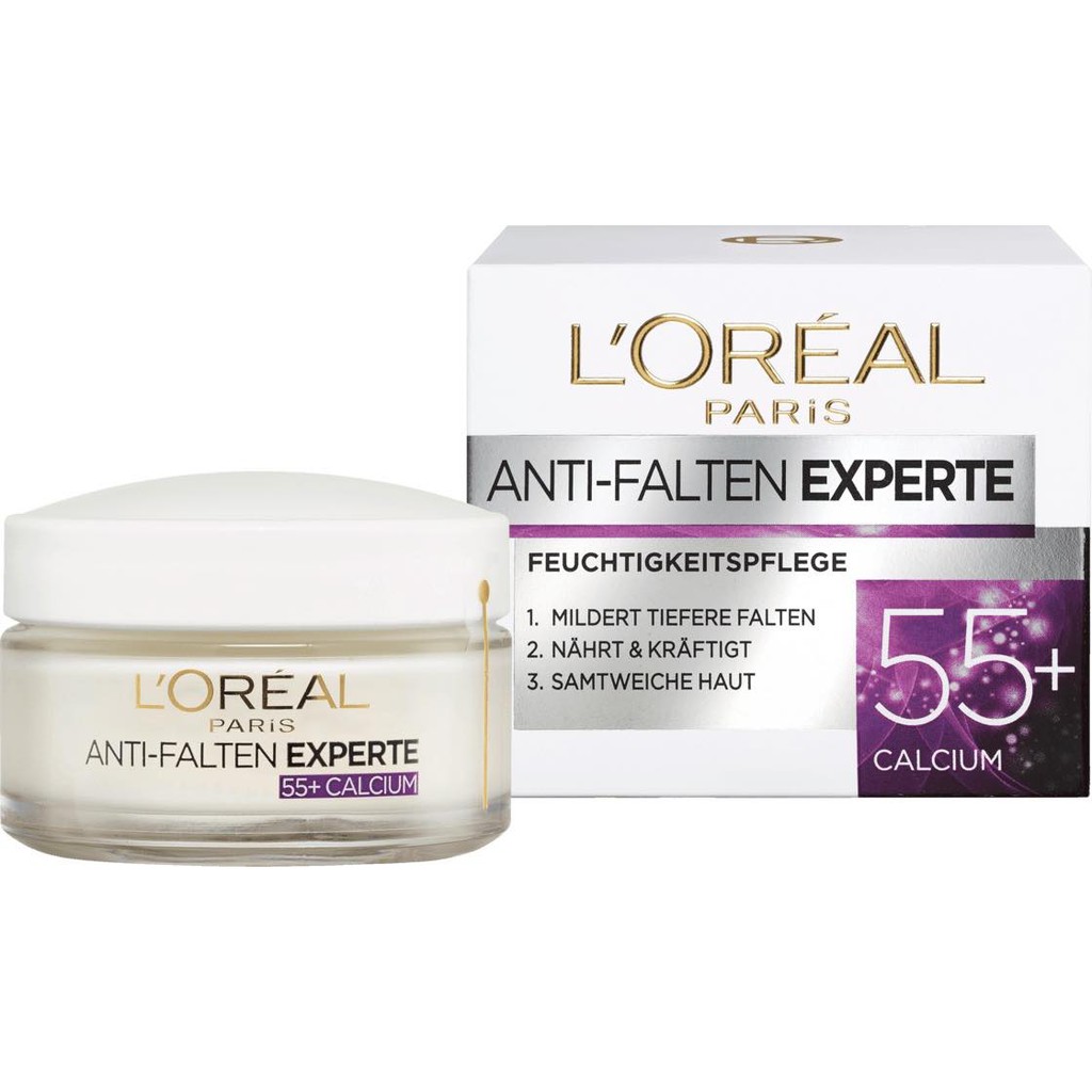 Loreal Paris Chống nhăn L’Oreal Paris Calcium Anti-Faiten Expert 55+ (Dành cho tuổi từ 55 tuổi trở lên) - 50ml