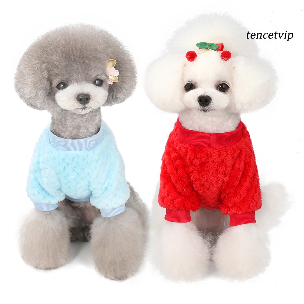 Áo sweater họa tiết hoạt hình xỏ hai chân cho thú cưng