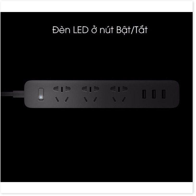 Ổ cắm Xiaomi Mi Power Strip tích hợp cổng USB (màu đen)  -ChuyênMI