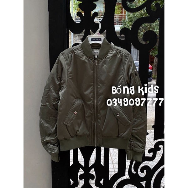 [Mã 2611THTRANG100K hoàn 10% xu đơn 99K] Áo Bomber Nữ Satin Rêu Next | BigBuy360 - bigbuy360.vn