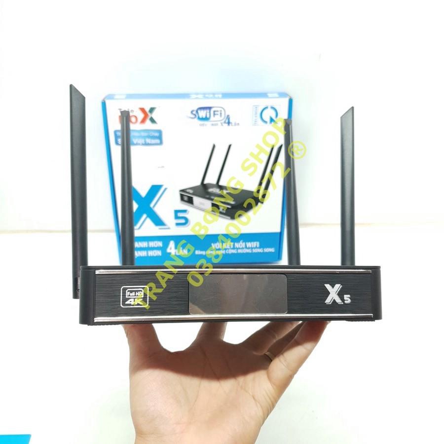 Tivi Tele Box X5 Plus 4K new - MIỄN PHÍ 300 KÊNH HD - 20.000 Phim HD - 36.000 Karaoke - Hàng nhập khẩu