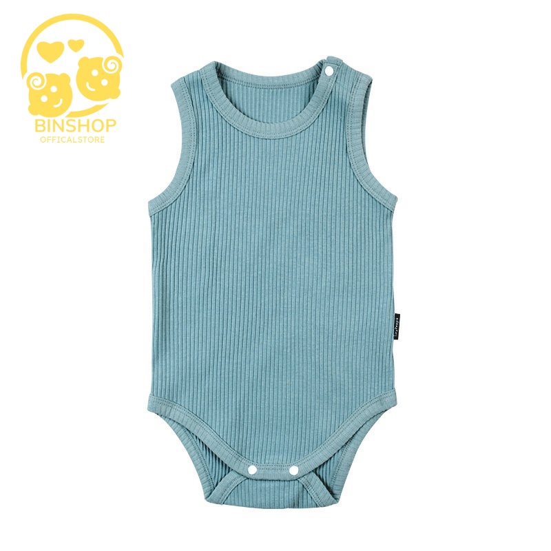 Bộ body chip Sát nách chất Tăm Lạnh siêu mềm mát bodysuit đồ liền thân quần áo sơ sinh cho bé 0-12M