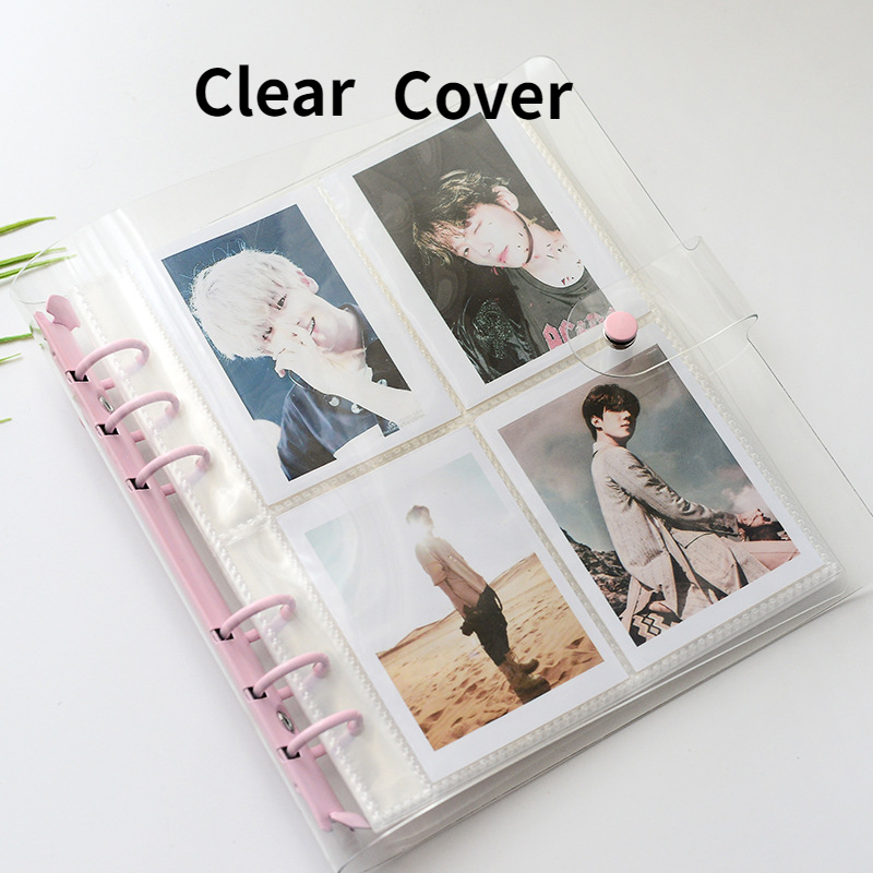 3inch 5inch 200 Pockets Colorful Binder Photo Album Jelly Color for Photocards Lomo Cards Mini Instax Polaroid Card