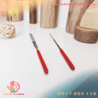 Bộ 2 dũa mài gỗ đầu tròn & dẹt