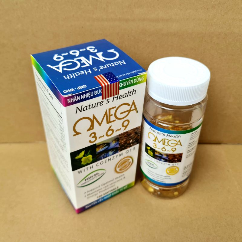 Omega 369 - Hộp 100 viên - Tăng cường dưỡng chất cho mắt giúp mắt sáng