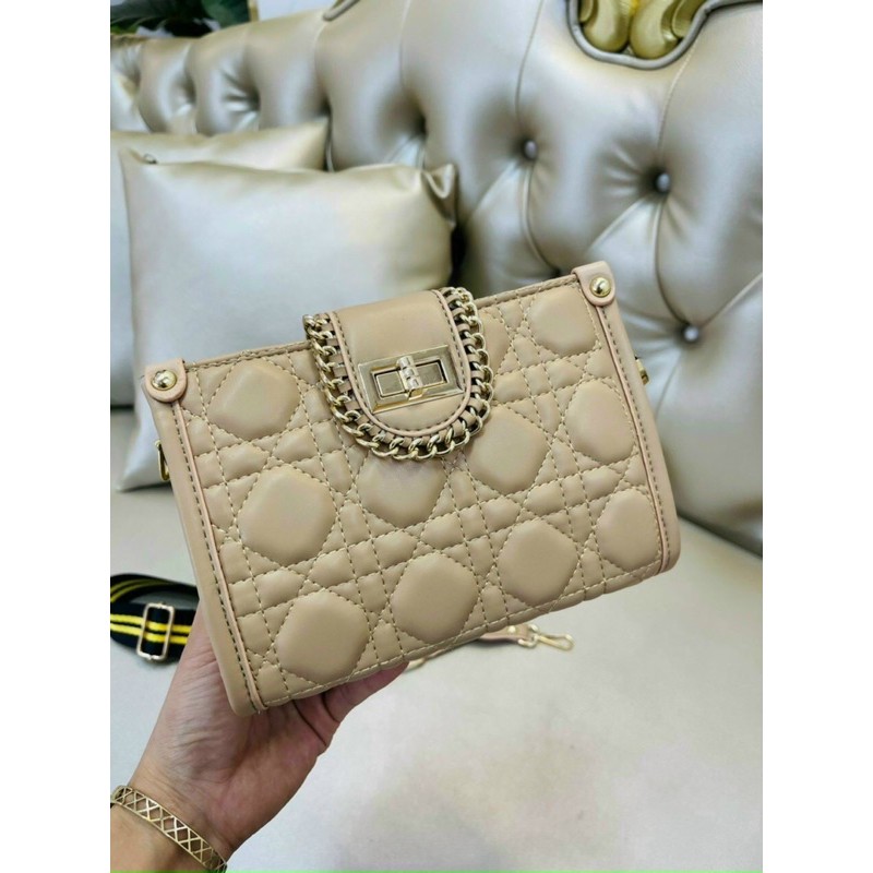 Túi đeo chéo khoá + kẹp nách mẫu mới qc❣️FREESHIP❣️