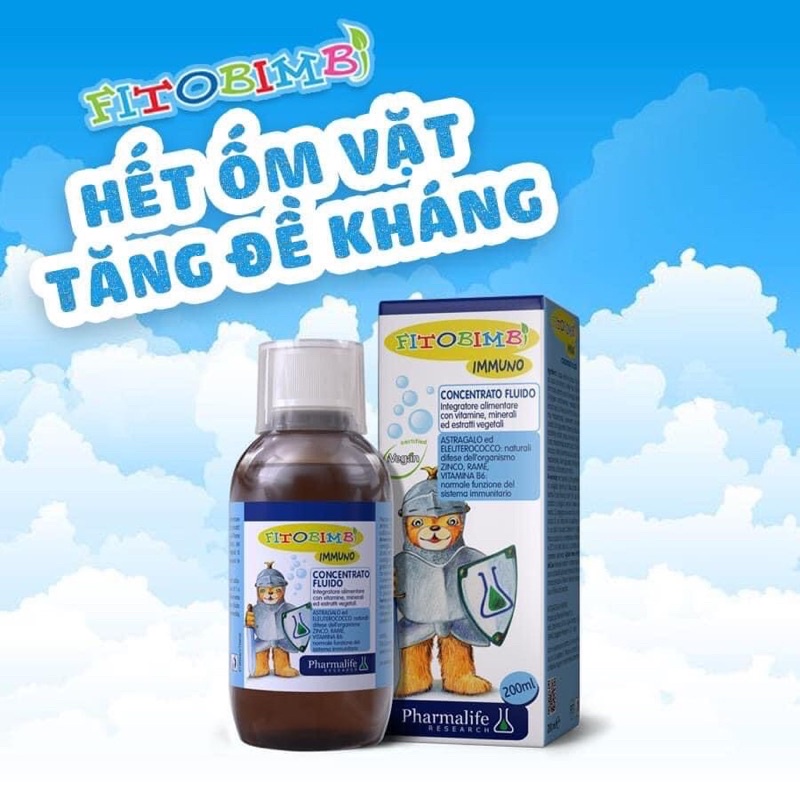 FitoBimBi IMMUNO - Immuno Bimbi Thảo dược Châu Âu - Chính Hãng
