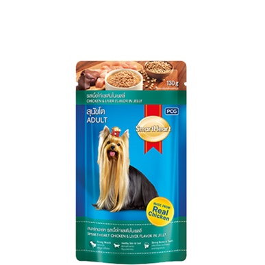 [Rẻ vô Địch][Có Sẵn]Pate Chó Smart Heart Gói 130g Chó Con Và Chó Trưởng Thành