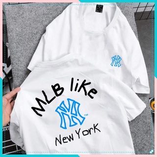 Áo Thun Nam Nữ MLB Form Rộng Full