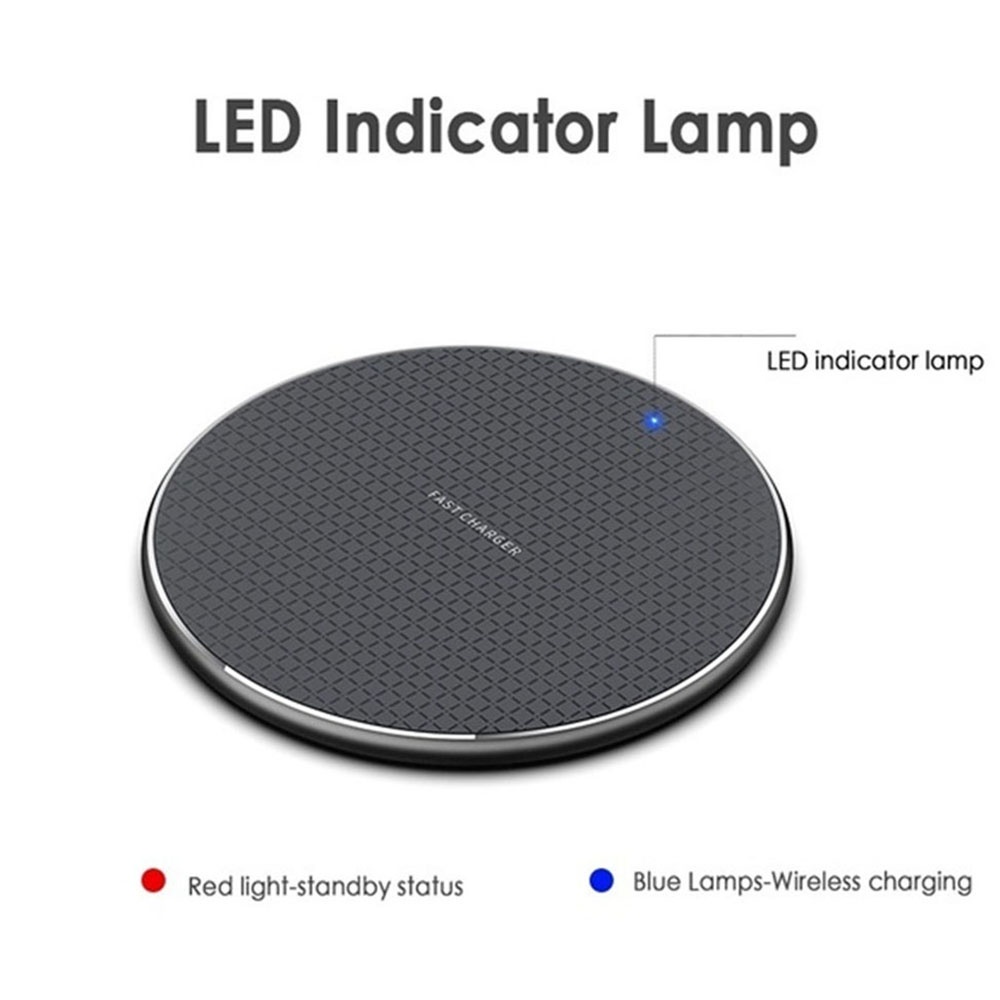 Đế sạc nhanh không dây siêu mỏng an toàn 10W gấp gọn lại được tiện lợi