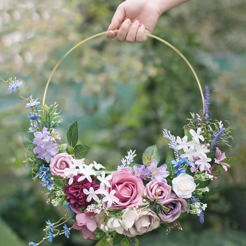 Vòng sắt treo tường trang trí giáng sinh (15-40cm)