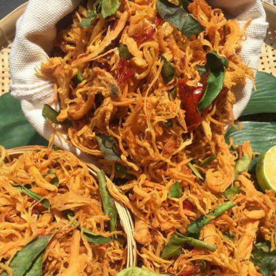 KHÔ GÀ LÁ CHANH 500gr