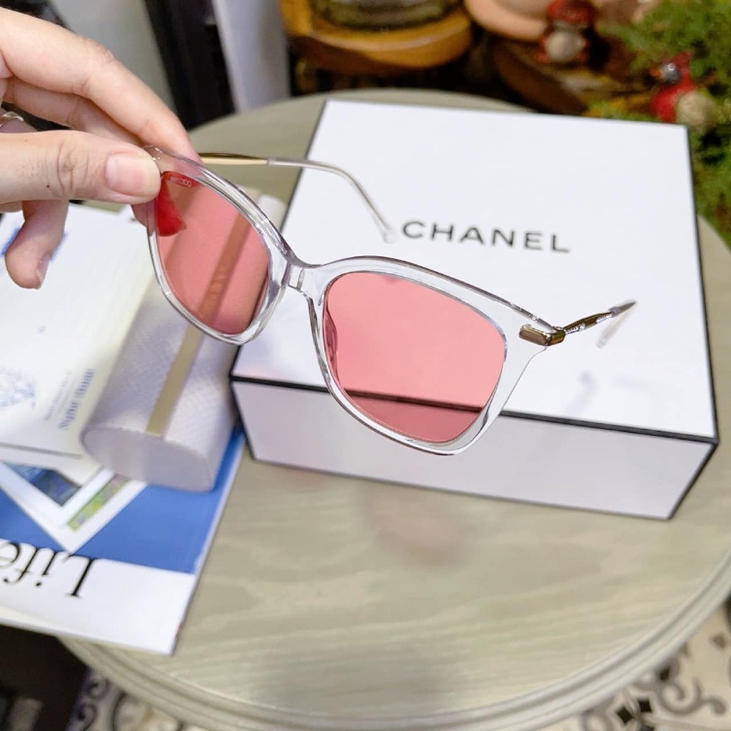 Kính Mát Jimmy Sun Elia/s 900 Jimmy Choo gọng nhựa viền trong mắt hồng