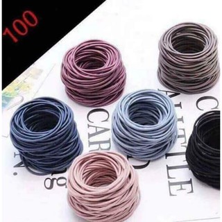 [HCM] Set 50 chun cột tóc trơn nhiều màu