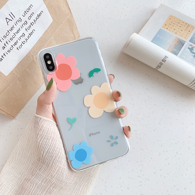 Ốp điện thoại in hình hoa cho iPhone 6/6plus/6S/6S plus/6/7/7plus/8/8plus/X/XS/XS Max/11/13/13PRO/13PROMAX/13MINI | BigBuy360 - bigbuy360.vn