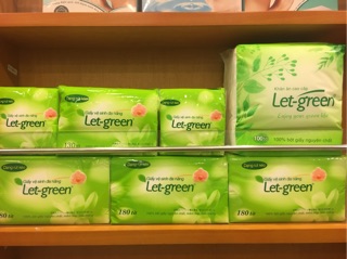 GIẤY VỆ SINH ĐA NĂNG LET-GREEN 10*21CM