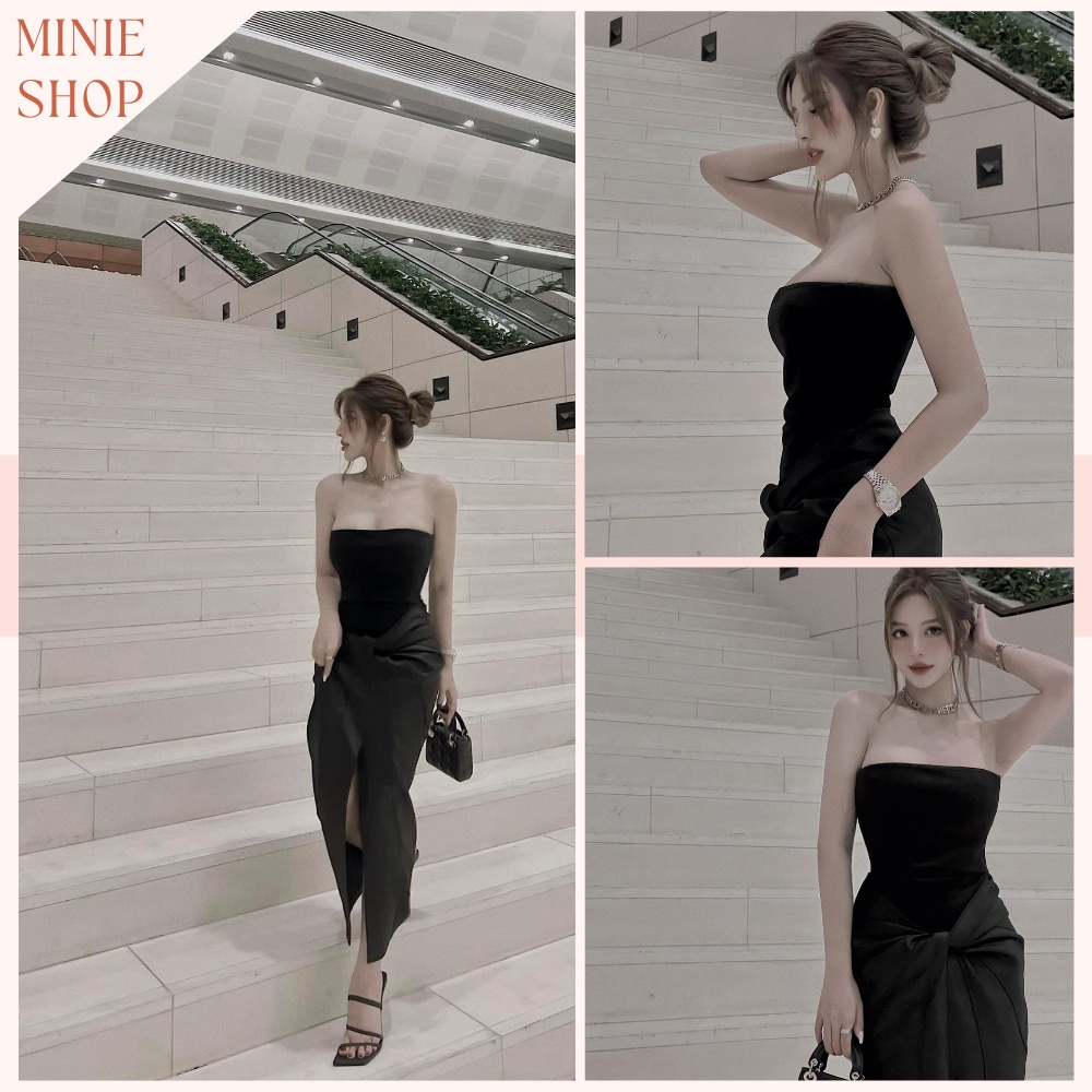 Váy Quây Sang Chảnh MPB - Đầm Body Dự Tiệc Trễ Vai Cup Ngực Sexy - Váy Dự Tiệc Body Cao Cấp MPB