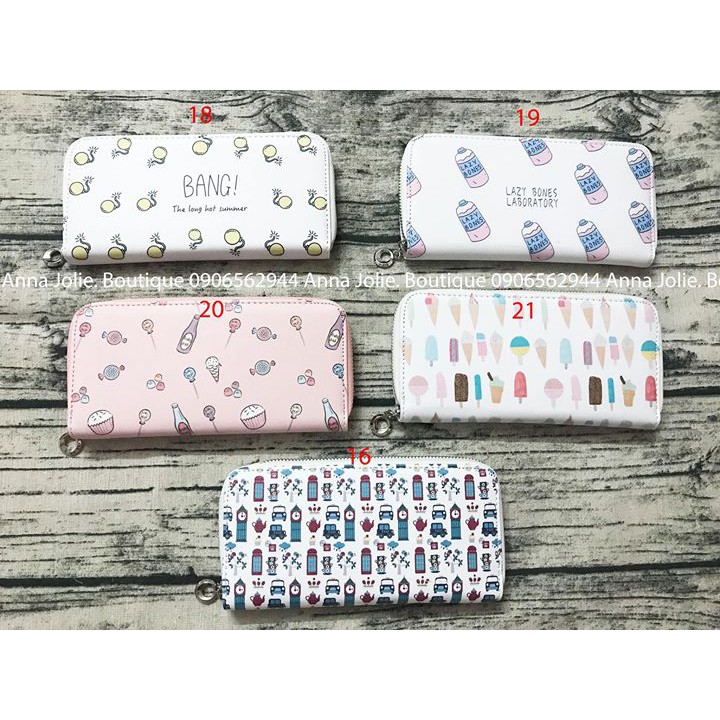 Ví dài hoạt hình, trái cây