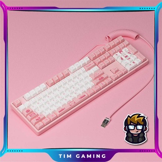 [Chính hãng] Dây cáp Coiled cho bàn phím cơ AKKO Type-C USB (Black / White / Pink / Blue)