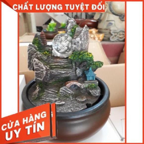 Giá hủy diệt -  Thác nước phong thuỷ tiểu cảnh kèm điện đèn led máy bơm