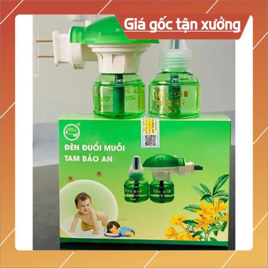 [GIÁ GỐC] Đèn Đuổi Muỗi Xông Tinh Dầu Chống Muỗi Vào Nhà Bảo An Kèm 2 Chai Tinh Dầu