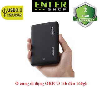 Ổ cứng di động Orico 1Tb đến 160Gb Usb 3.0