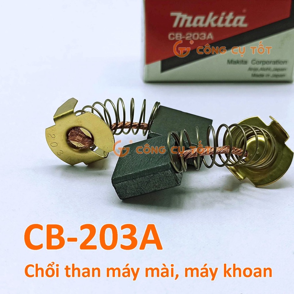 Chổi than Makita dùng cho máy khoan, máy mài, máy cưa lọng...