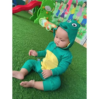 Bộ body thú dài tay cho bé trai bé gái
