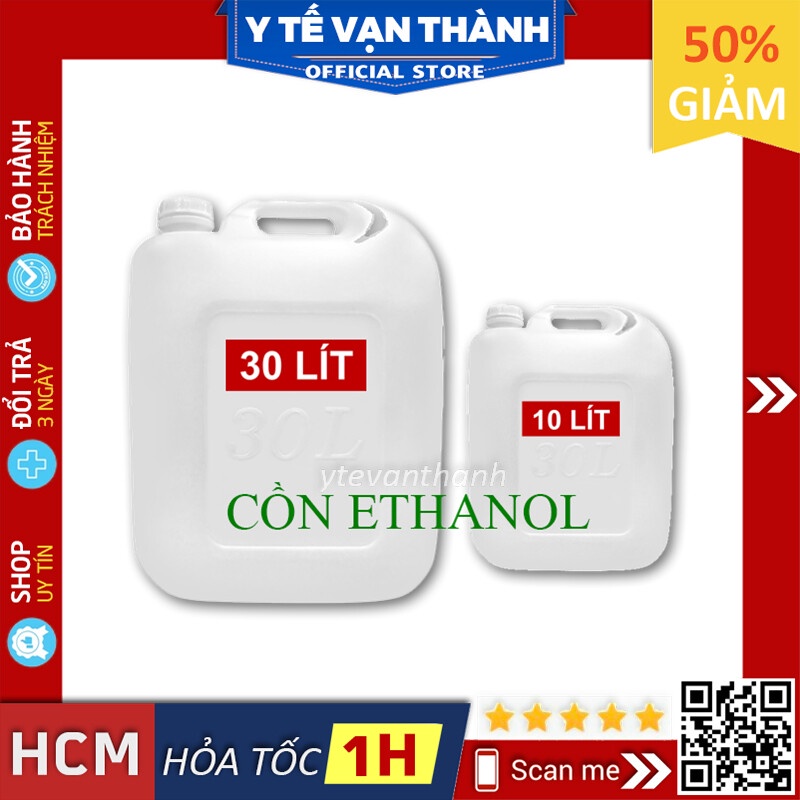 ✅ [ĐỦ ĐỘ] Cồn Sát Trùng Y Tế (Can Lớn), 70 độ, 90 độ, 5 Lít, 10 Lít, 20 Lít, 30 Lít -VT0723