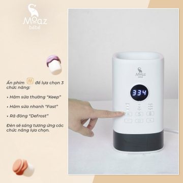 Máy Hâm Sữa Thông Minh Siêu Tốc Moaz Bebe MB-033
