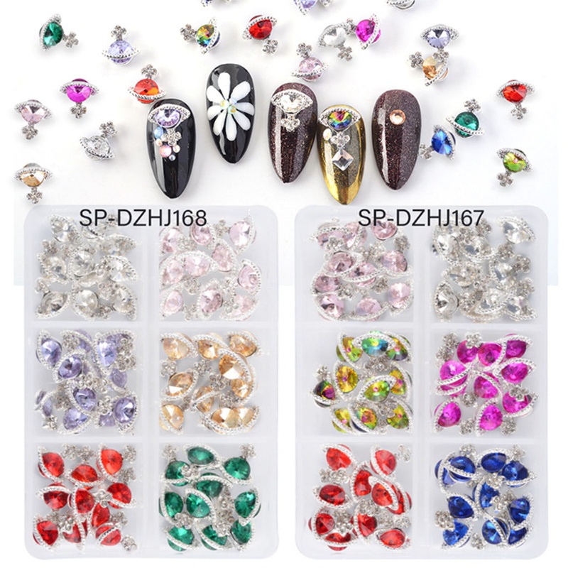 Miếng Dán Trang Trí Móng Tay Hình Hành Tinh Đính Đá Acrylic DIY
