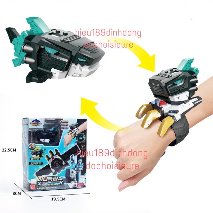 Đồ chơi đồng hồ Lực lượng nhí x VOlt megalondon MINIFORCE 2 BIỆT ĐỘI SIÊU NHÂN NHÍ