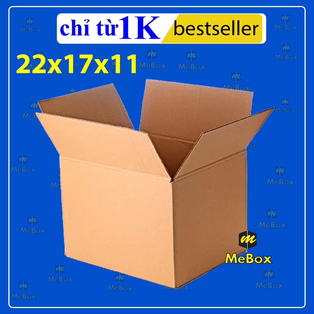 [Mã LIFEXANH03 giảm 10% đơn 500K] 10 hộp carton 22x17x11